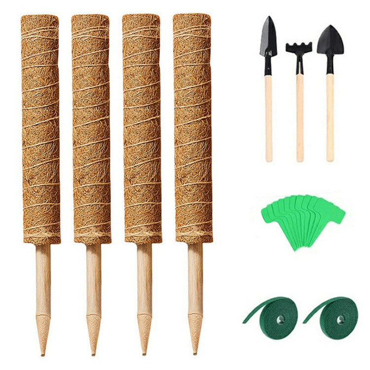 4Pcs 50cm Garden Plant Support Stick Plant Climbing Rod Vine Climbing Coconut Palm Rod with Tools 4Pcs 50cm Garden Plant Support Stick Plant Climbing Rod Vine Climbing Coconut Palm Rod with Tools